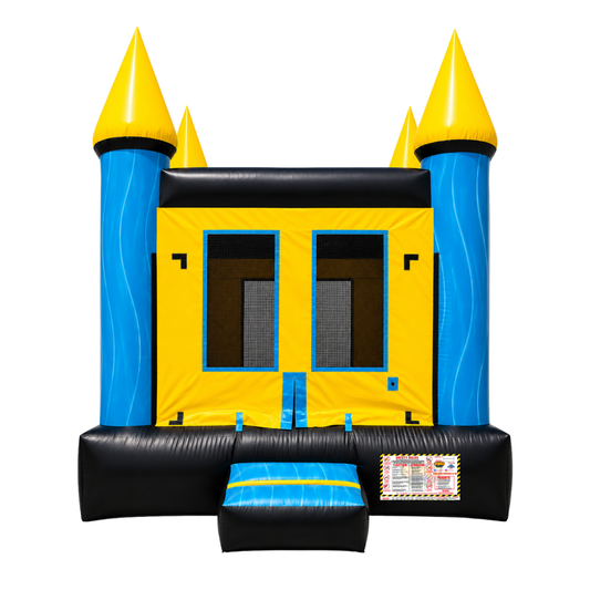 13x13 Castle 1B - Aqua Yellow
