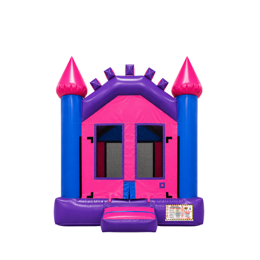 11x11 Castle 3 - Classic Pink, Purple & Blue