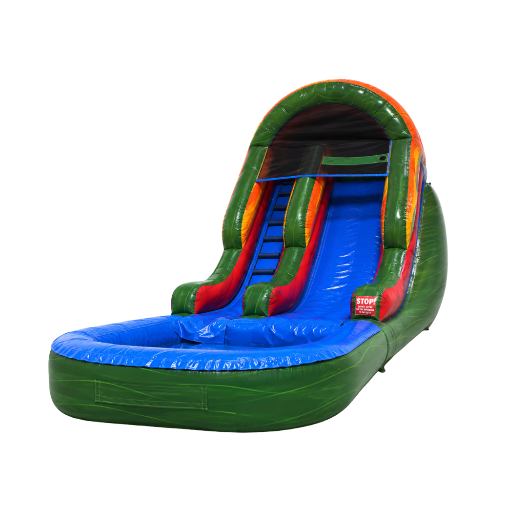 Green Marble 13' Waterslide