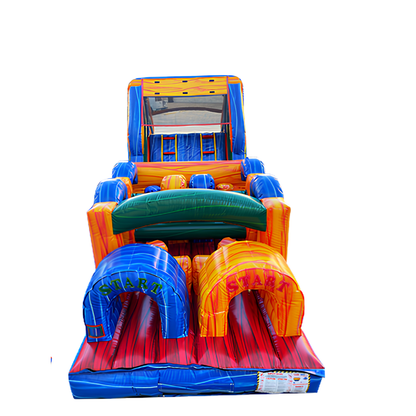 40' Obstacle Course Multicolor Marble
