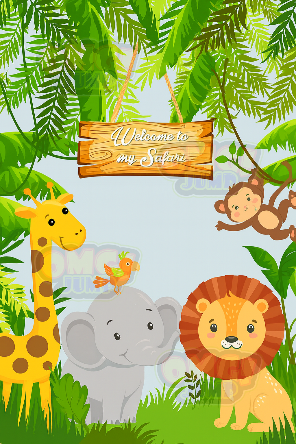 30x60 Happy Birthday Banner (2 Pieces)