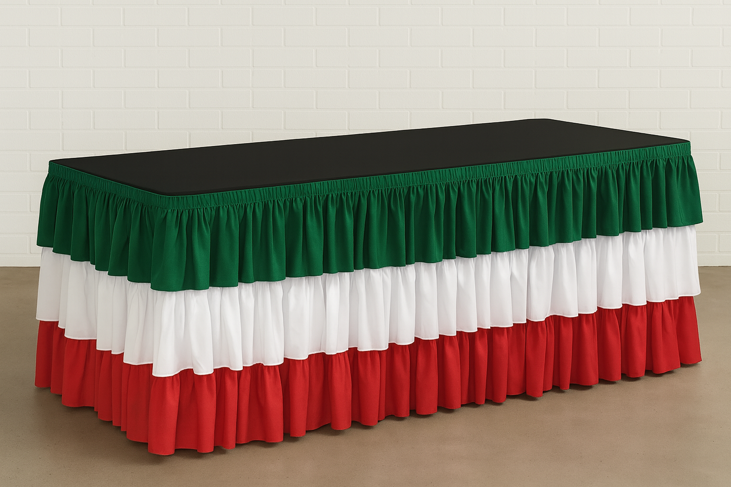 6' Layered Table Skirt