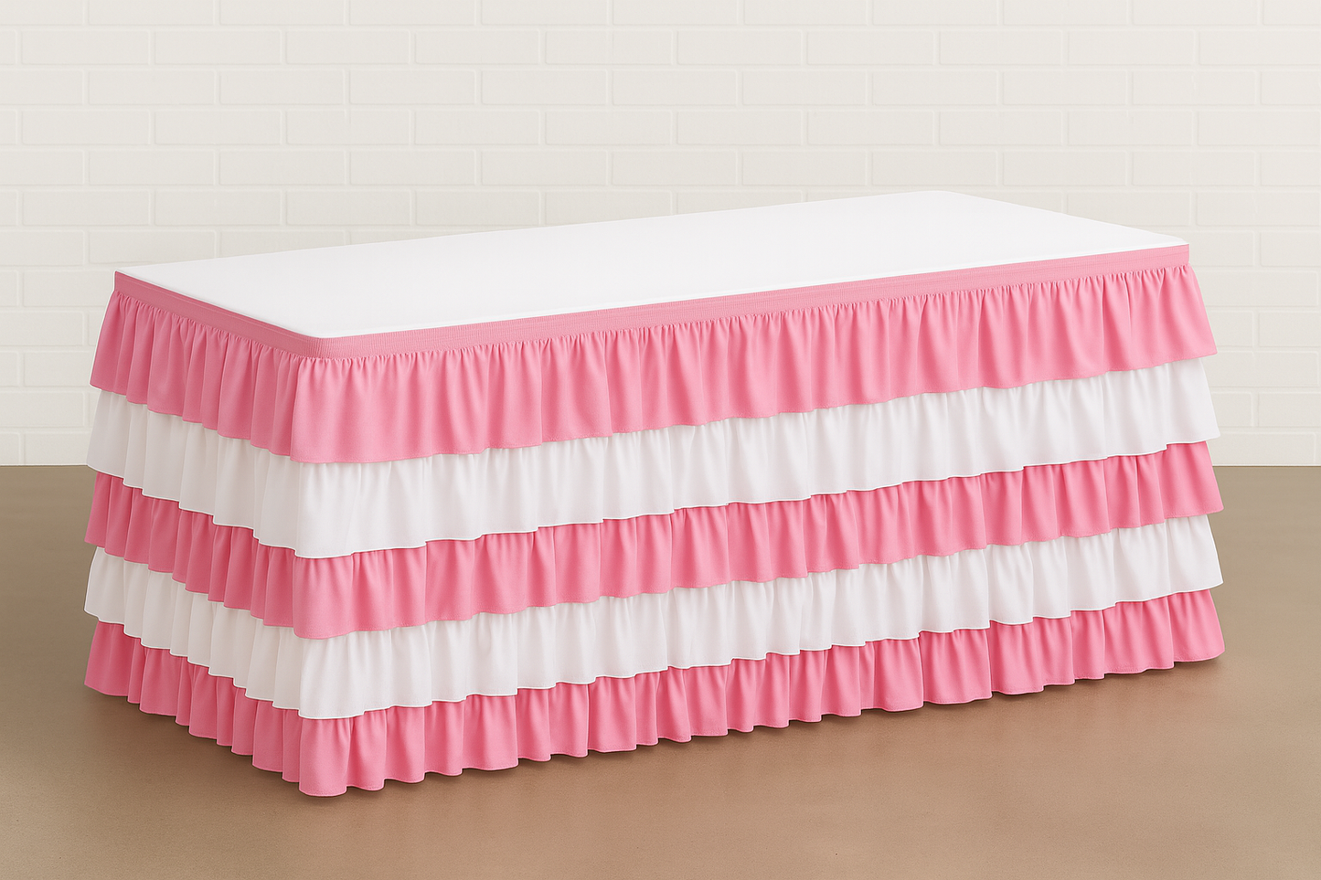 6' Layered Table Skirt