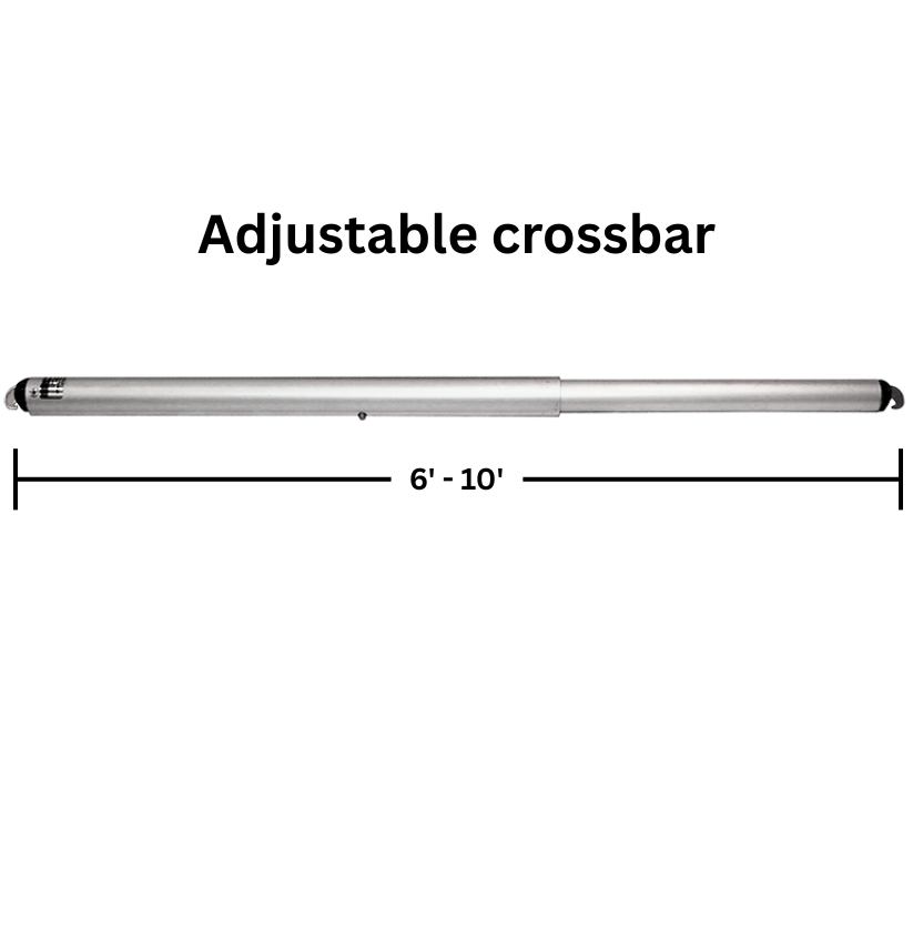 Heavy-Duty Adjustable 6–10 FT Crossbar