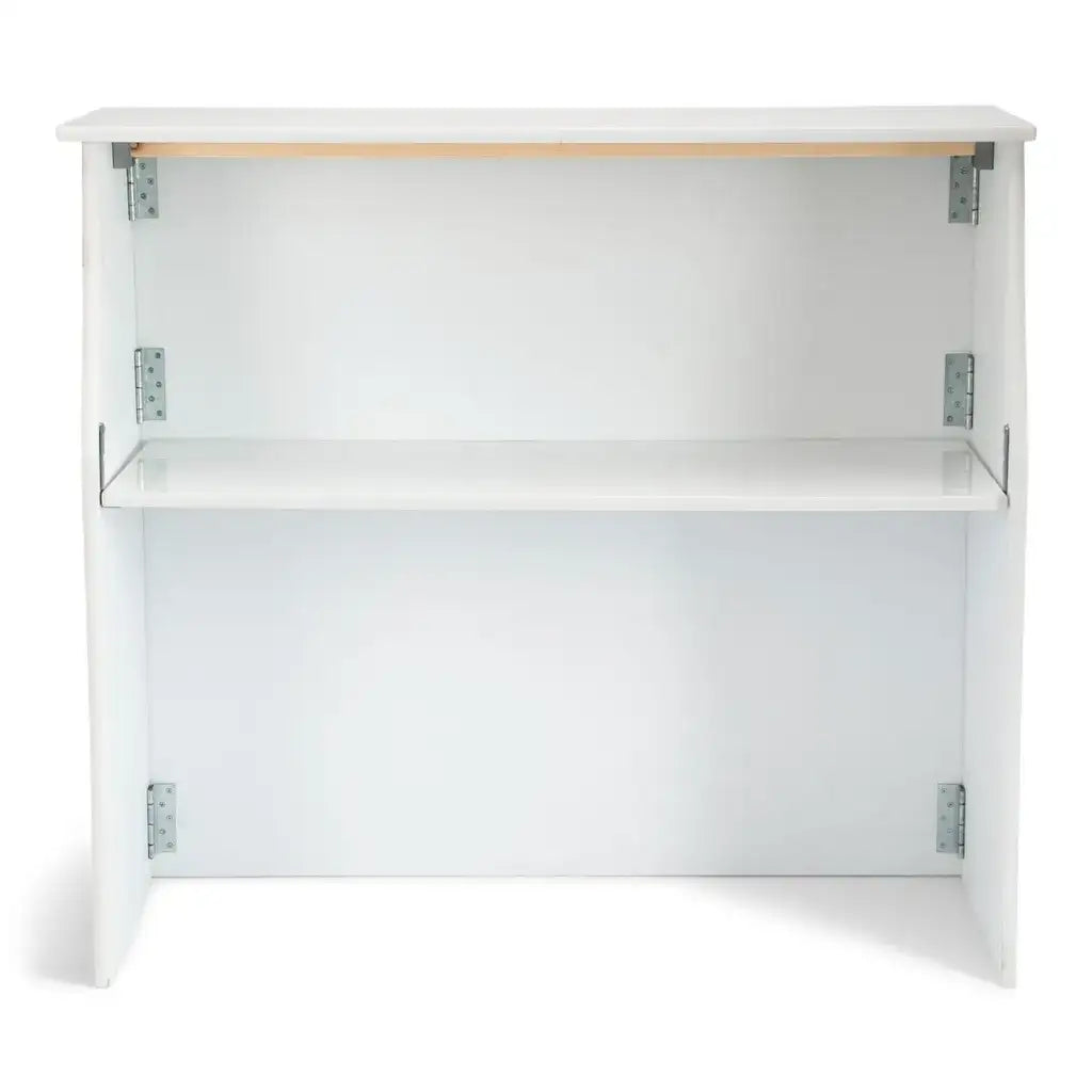 White Portable Bar