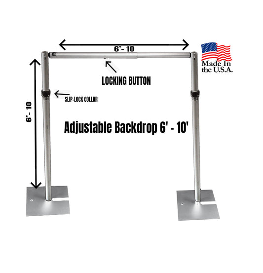 Adjustable Backdrop 6' - 10'
