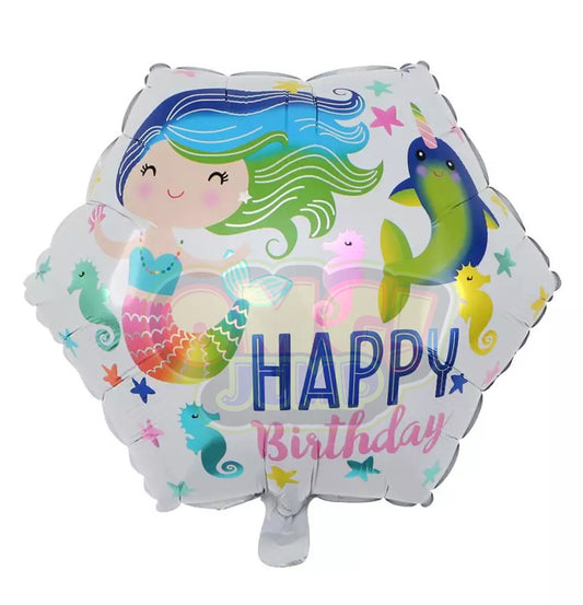 18" HAPPY BIRTHDAY MYLAR FOIL BALLOON #30