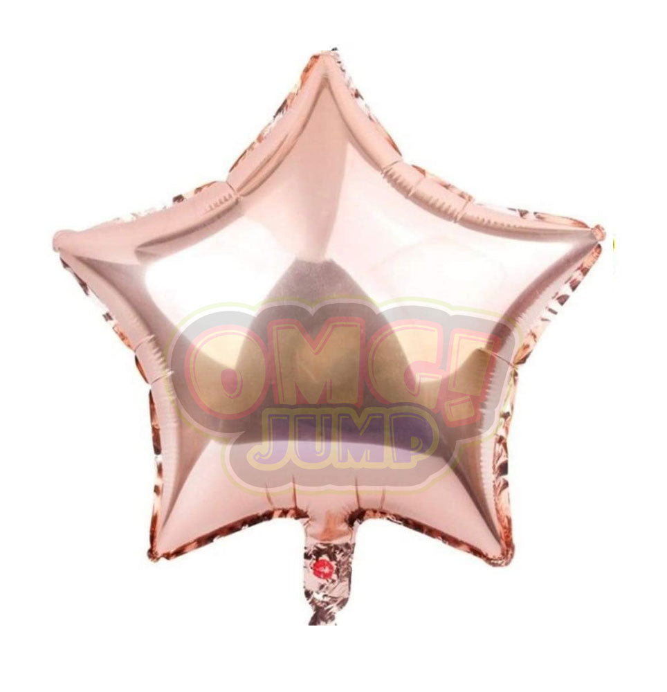 18" Rose Gold Star Mylar Foil Balloon
