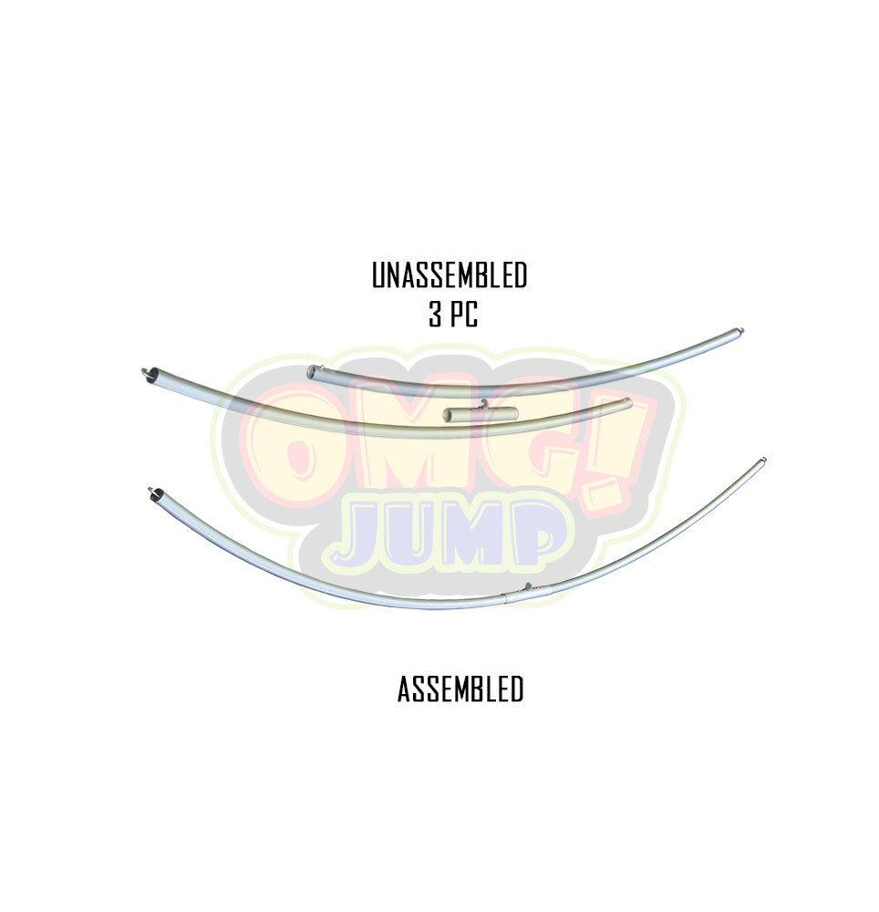 10' Curved Drape Support - 3pc (non-telescopic) 120"